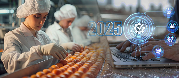 Top trends in food manufacturing industries in 2025