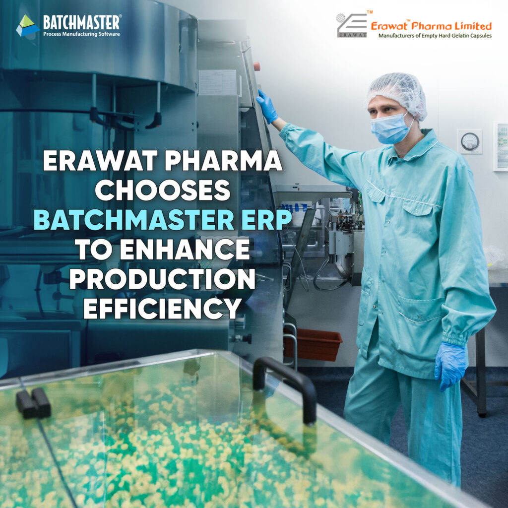 Erawat pharmaceuticals selects BatchMaster Pharma ERP