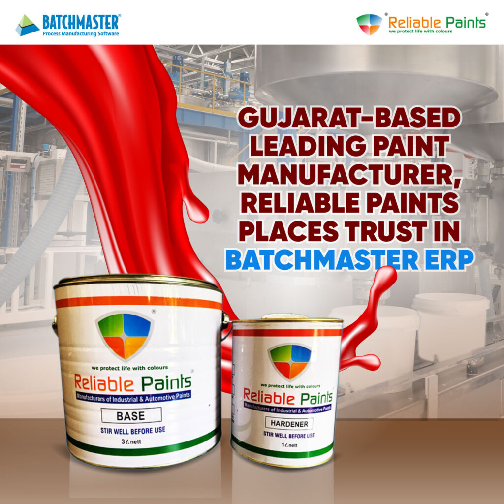 Reliable Paint Selects BatchMaster Paint ERP